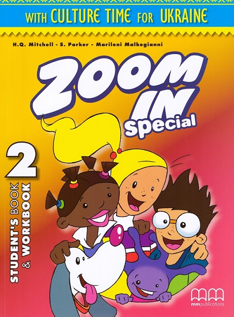 Підручник з англійської мови Zoom in 2 with Culture Time for Ukraine Student's Book + Workbook + CD-ROM